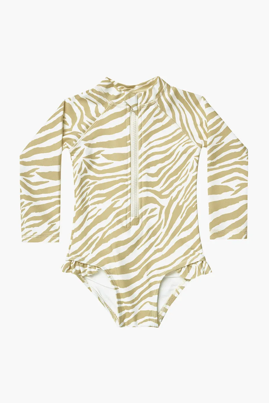 Baby Swimsuit Rylee   Cru Rashguard Zebra