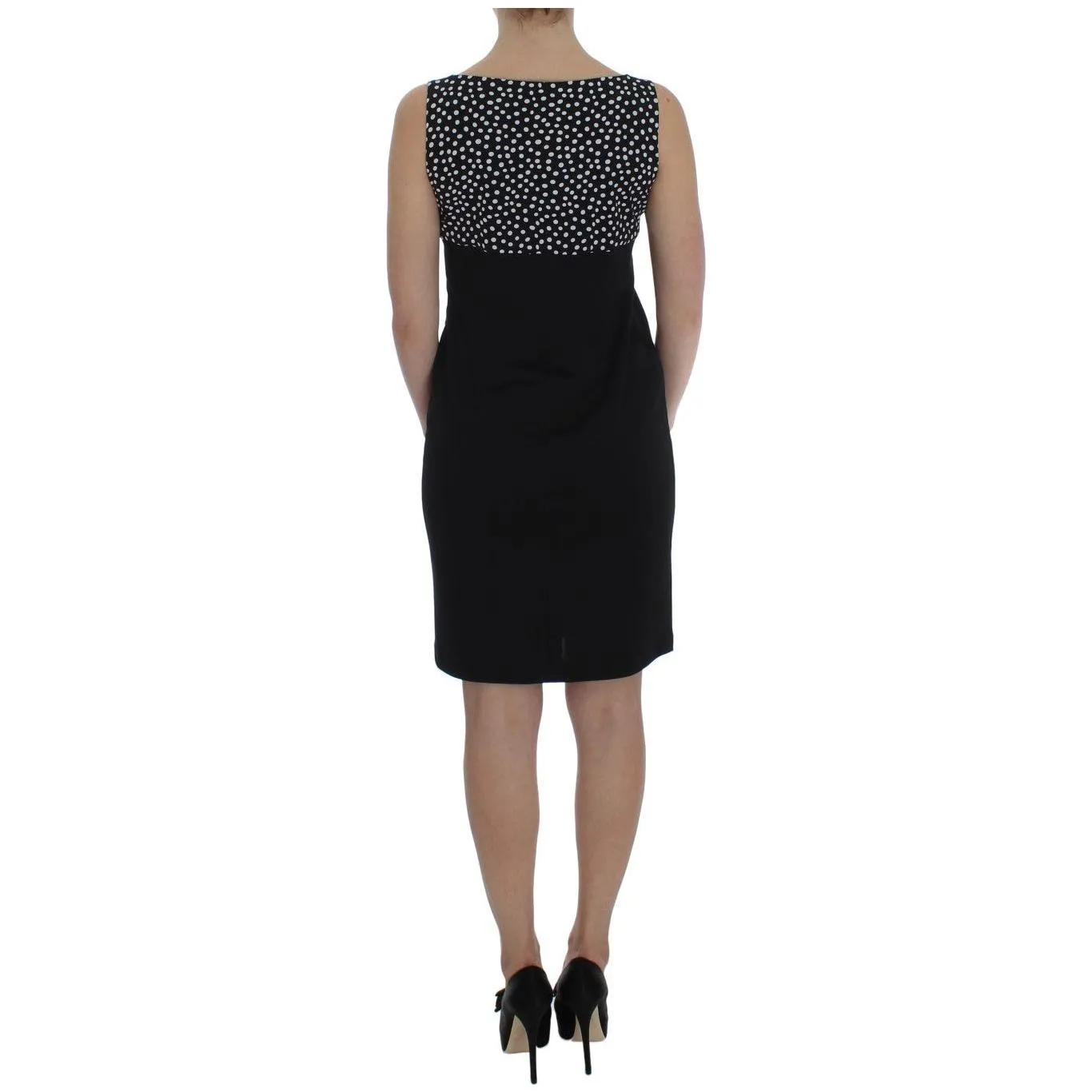 BENCIVENGA Chic Polka Dot Dress & Sweater Set