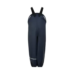 Bibbed Eco Rain Pants from Recycled Fabric in Navy