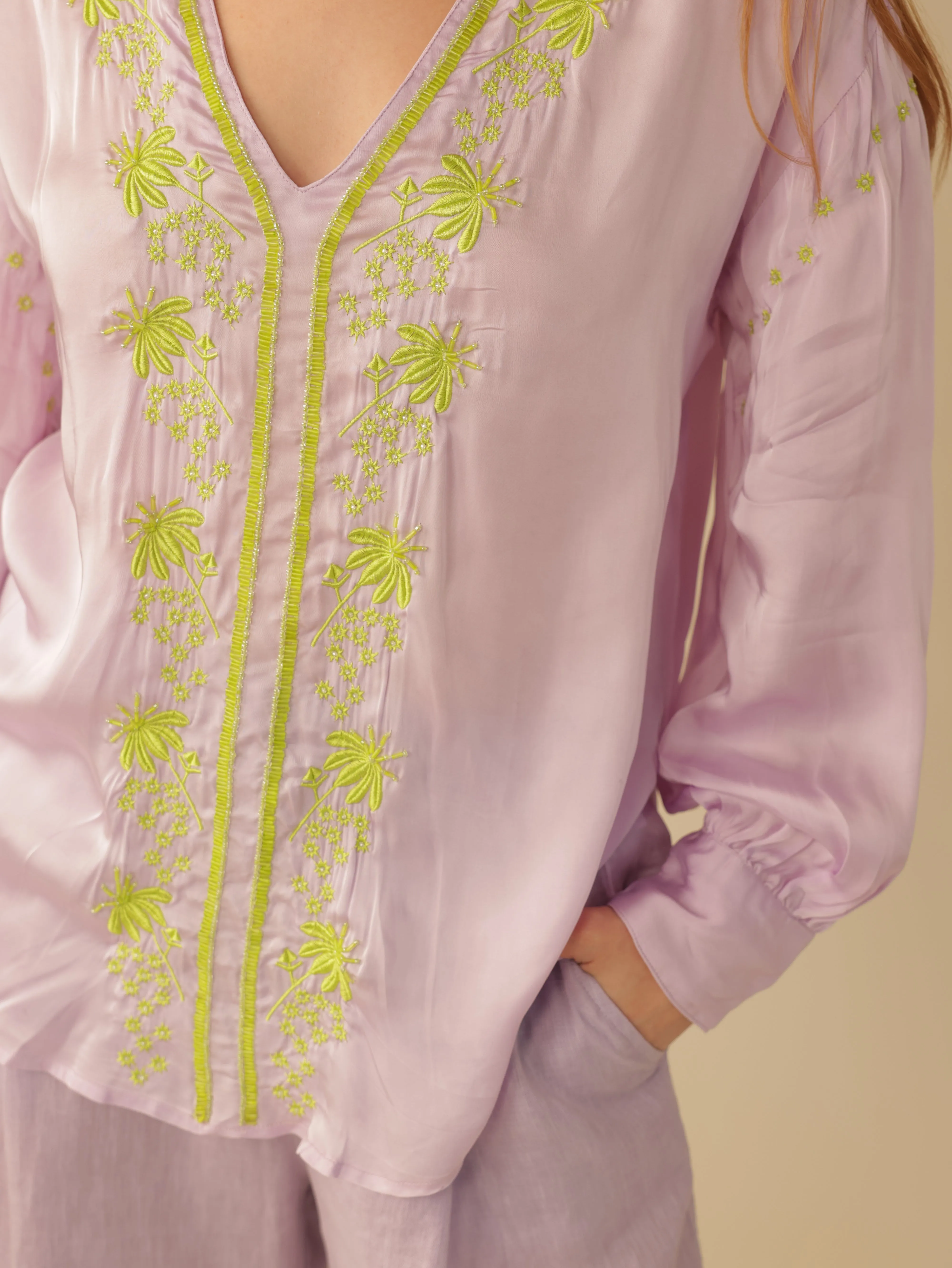 Bohemian Embroidered Shirt