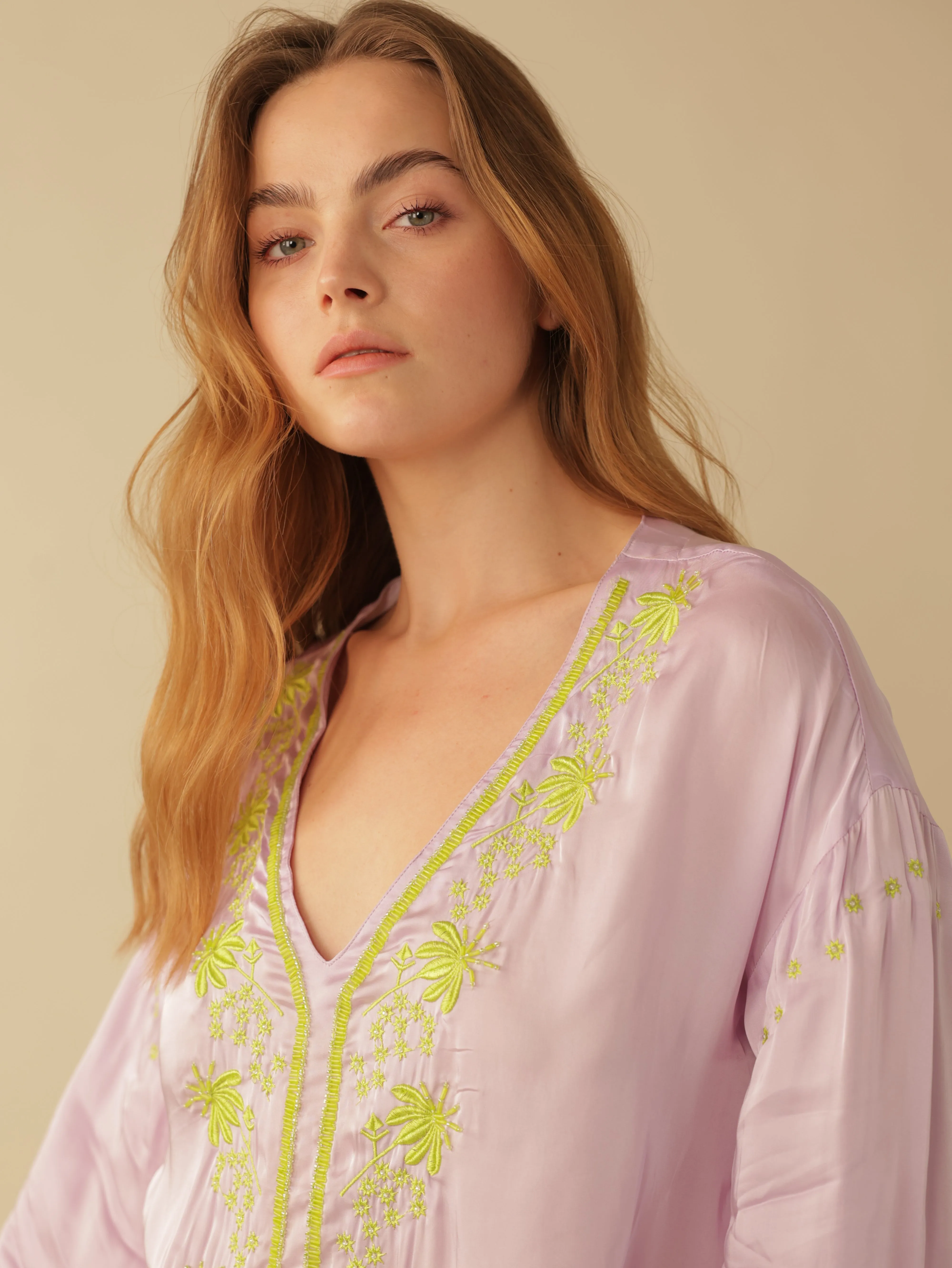 Bohemian Embroidered Shirt