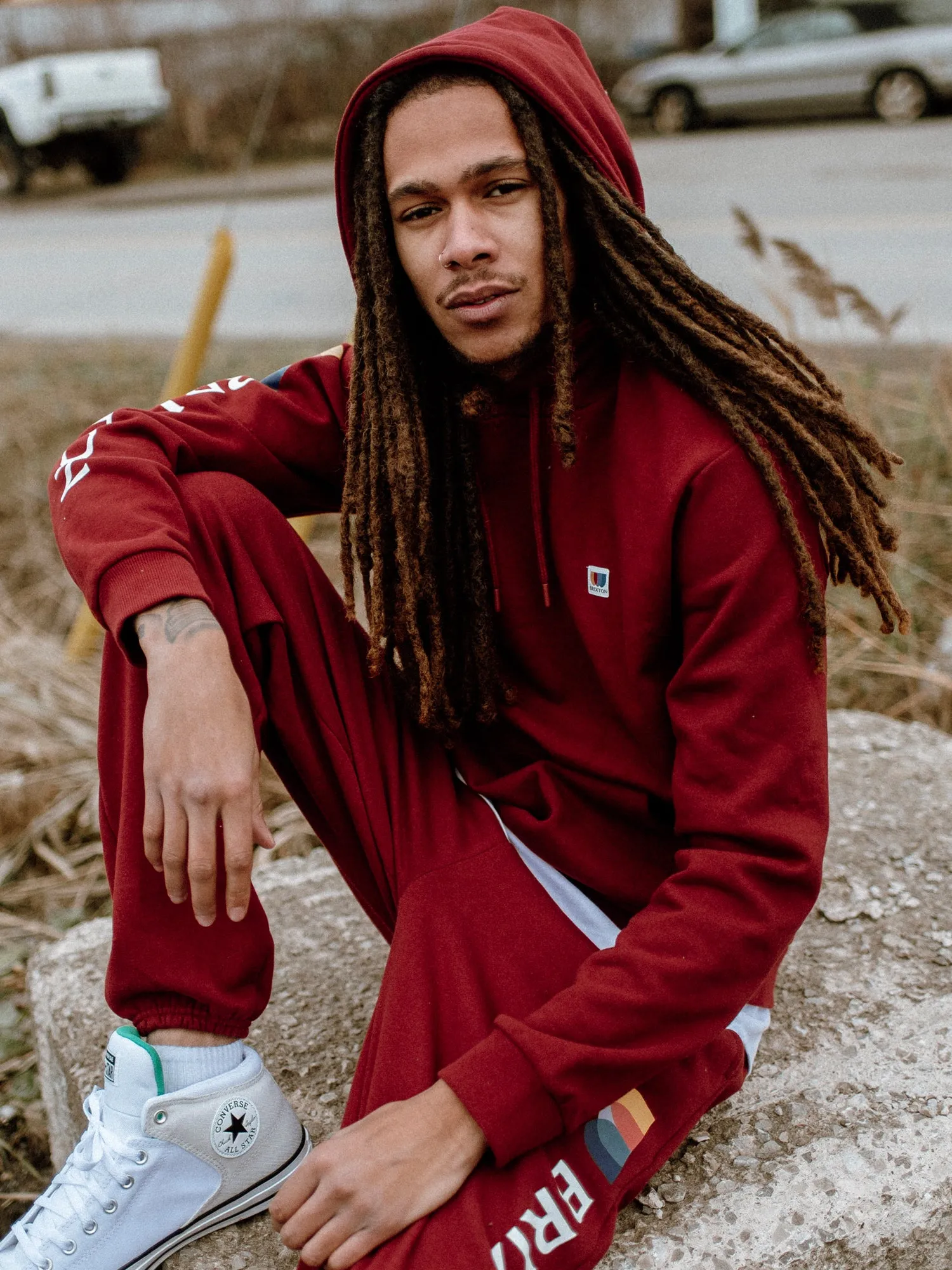 BRIXTON ALTON PULLOVER HOODIE - CLEARANCE