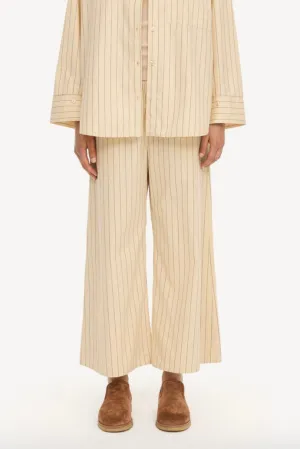 By Malene Birger - Luisa Pant: Cream Pinstripe