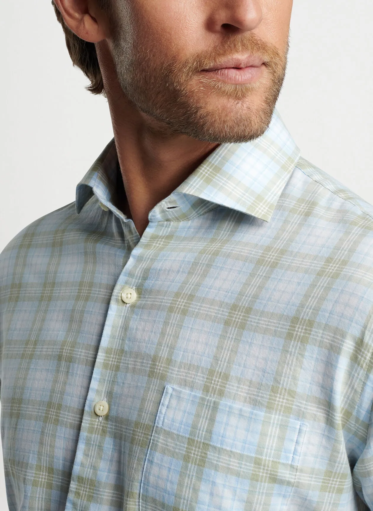 Camden Summer Soft Sport Shirt (Cottage Blue)