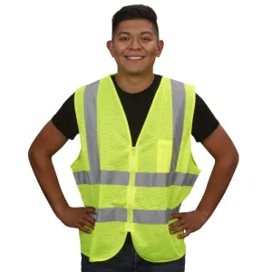 Cordova VZ241P Type R Class 2 Hi-Vis Safety Vest, 1 Each