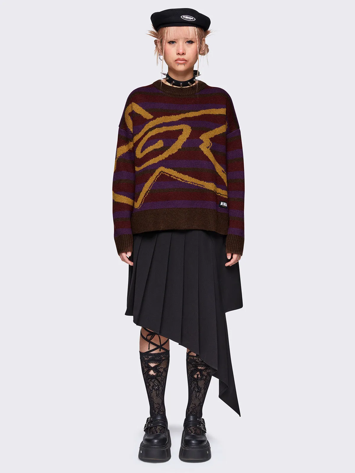 Cosmic Striped Sweater