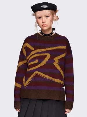 Cosmic Striped Sweater