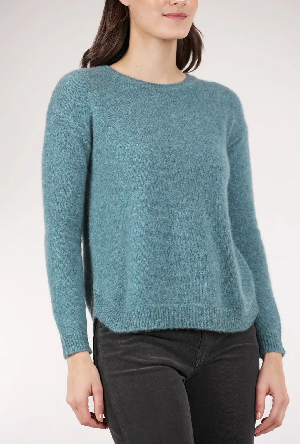 Cozy Lofted Cashmere Pullover, Utopia