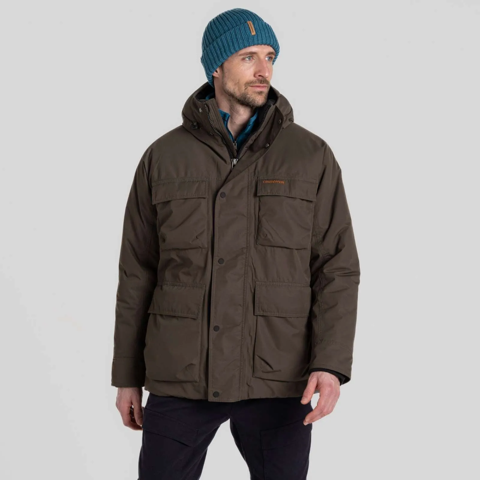 Craghoppers Mens Hamps National Trust Waterproof Winter Jacket