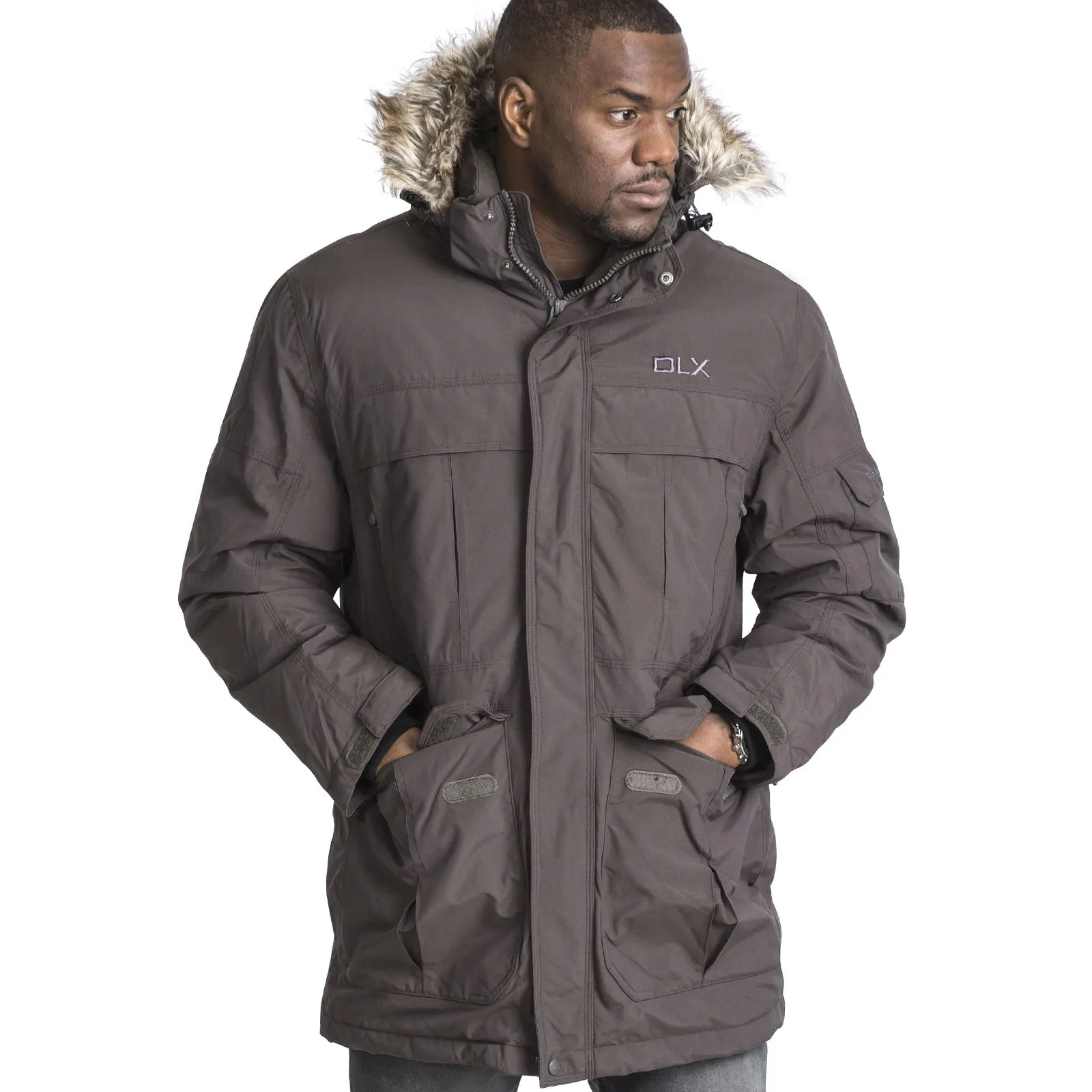 DLX Mens Highland Waterproof Down Parka Jacket