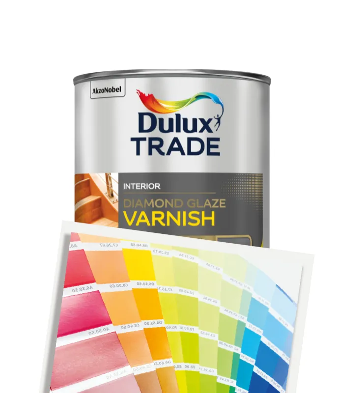 Dulux Trade Diamond Glaze Varnish - Tinted Colour Match