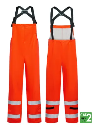 FLEXARC 10 oz Polyurethane/FR Cotton Bib Pants - 7215BT