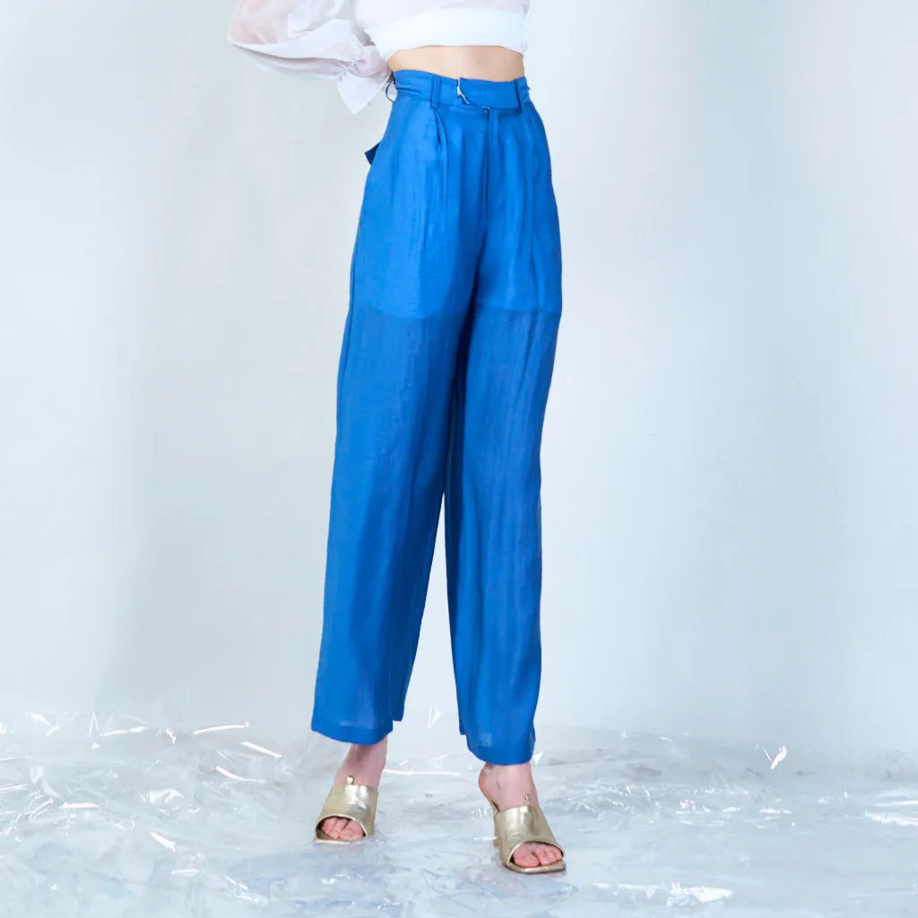 Flowy pleated palazzo pants wholesale