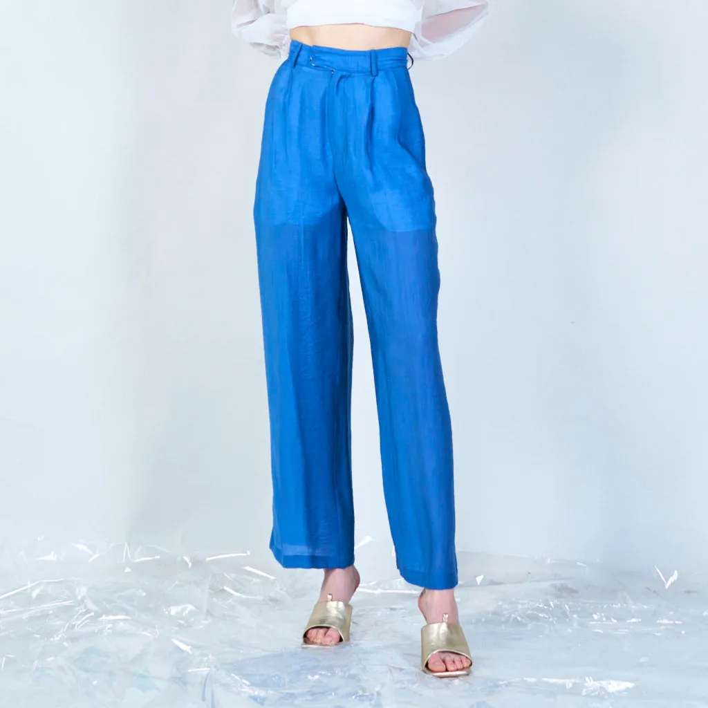 Flowy pleated palazzo pants wholesale