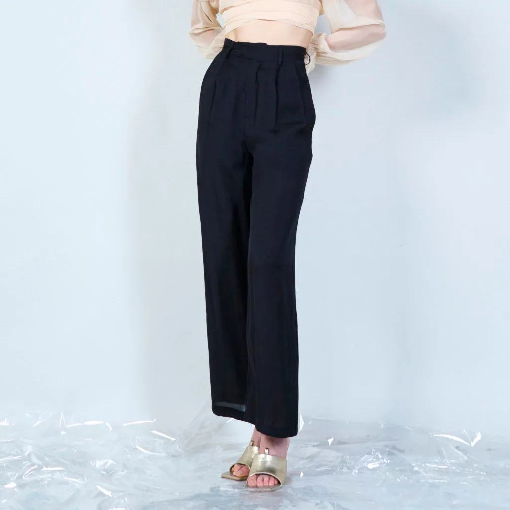 Flowy pleated palazzo pants wholesale