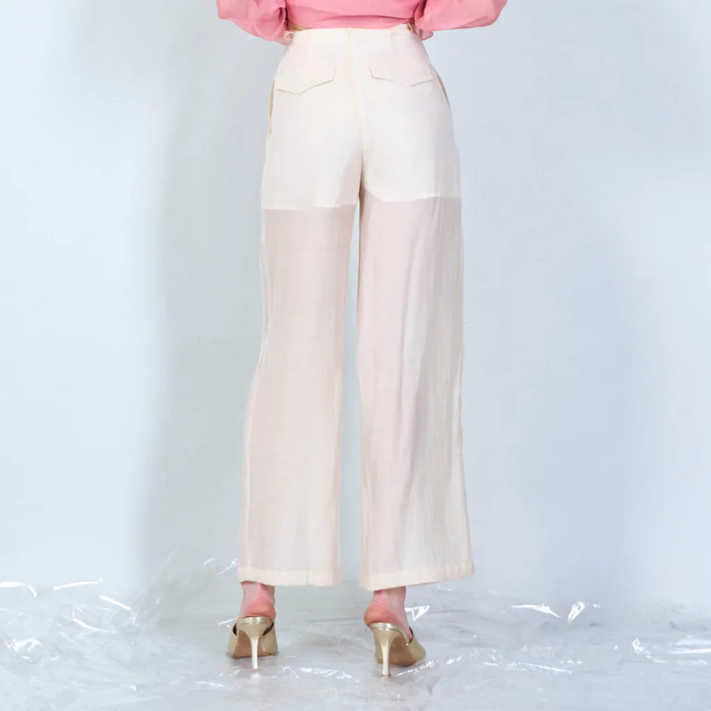 Flowy pleated palazzo pants wholesale