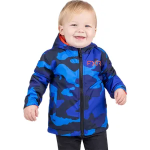 FXR Toddler Ride Reversible Jacket Blue Camo/Red