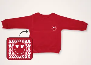 Heart Eyes Valentine Organic Pullover