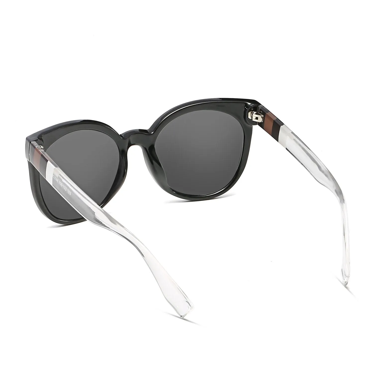 HYANNIS | E07 - Jaunty Mirrored Lens Soft Cat Eye Sunglasses