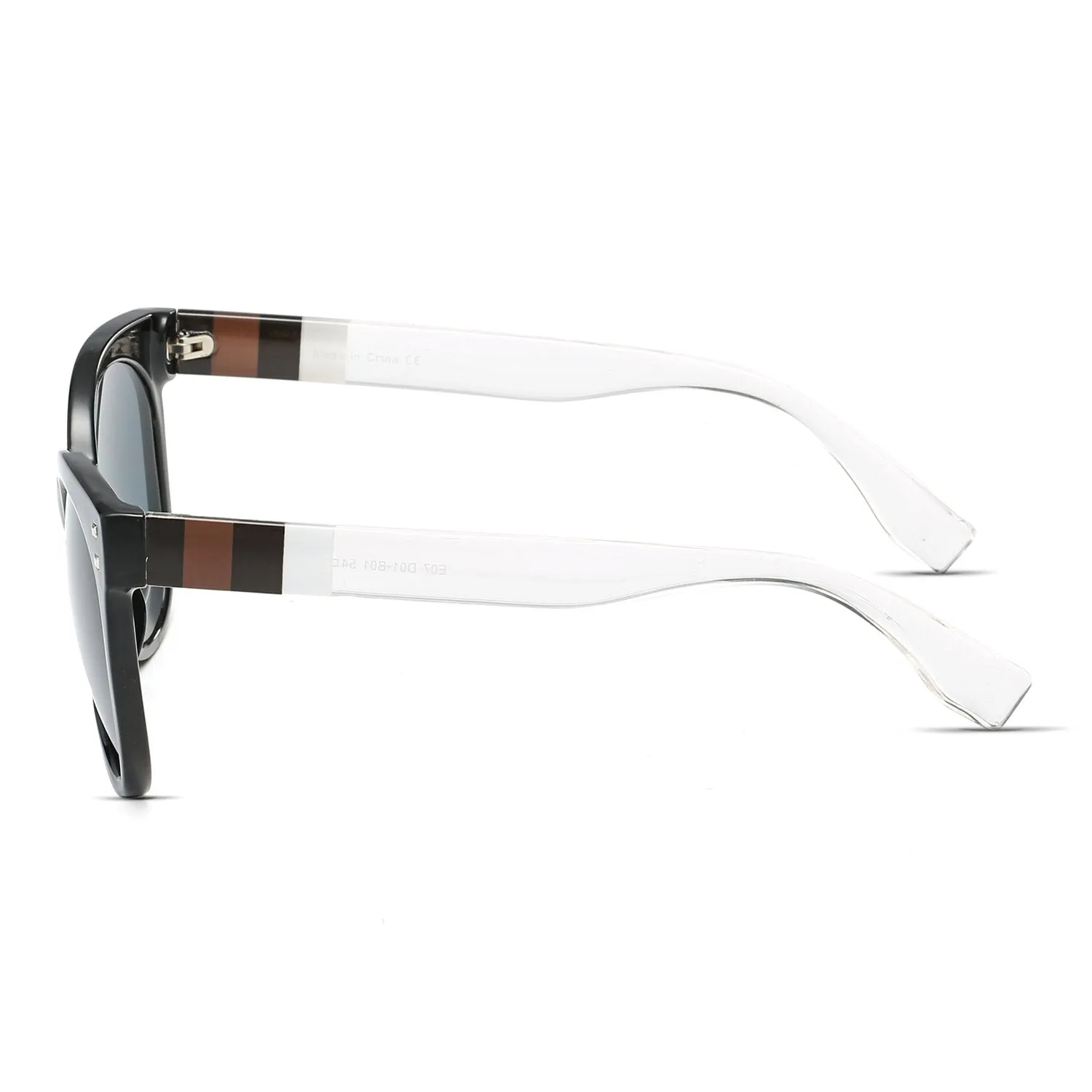 HYANNIS | E07 - Jaunty Mirrored Lens Soft Cat Eye Sunglasses