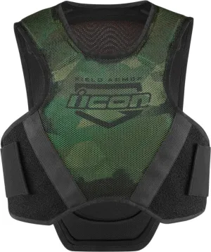 Icon Field Armor Softcore protective vest, black/green