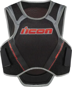 Icon Field Armor Softcore protective vest, black/red