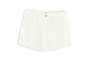 Ivory Corduroy Boys Shorts