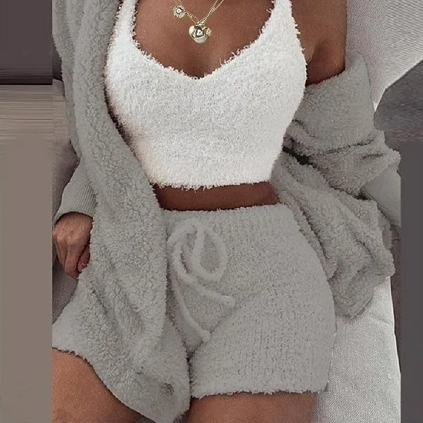 Ivyshape | Cozy 3-Piece Sweater Set for Women