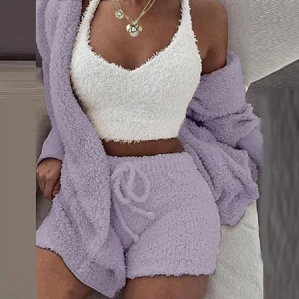 Ivyshape | Cozy 3-Piece Sweater Set for Women