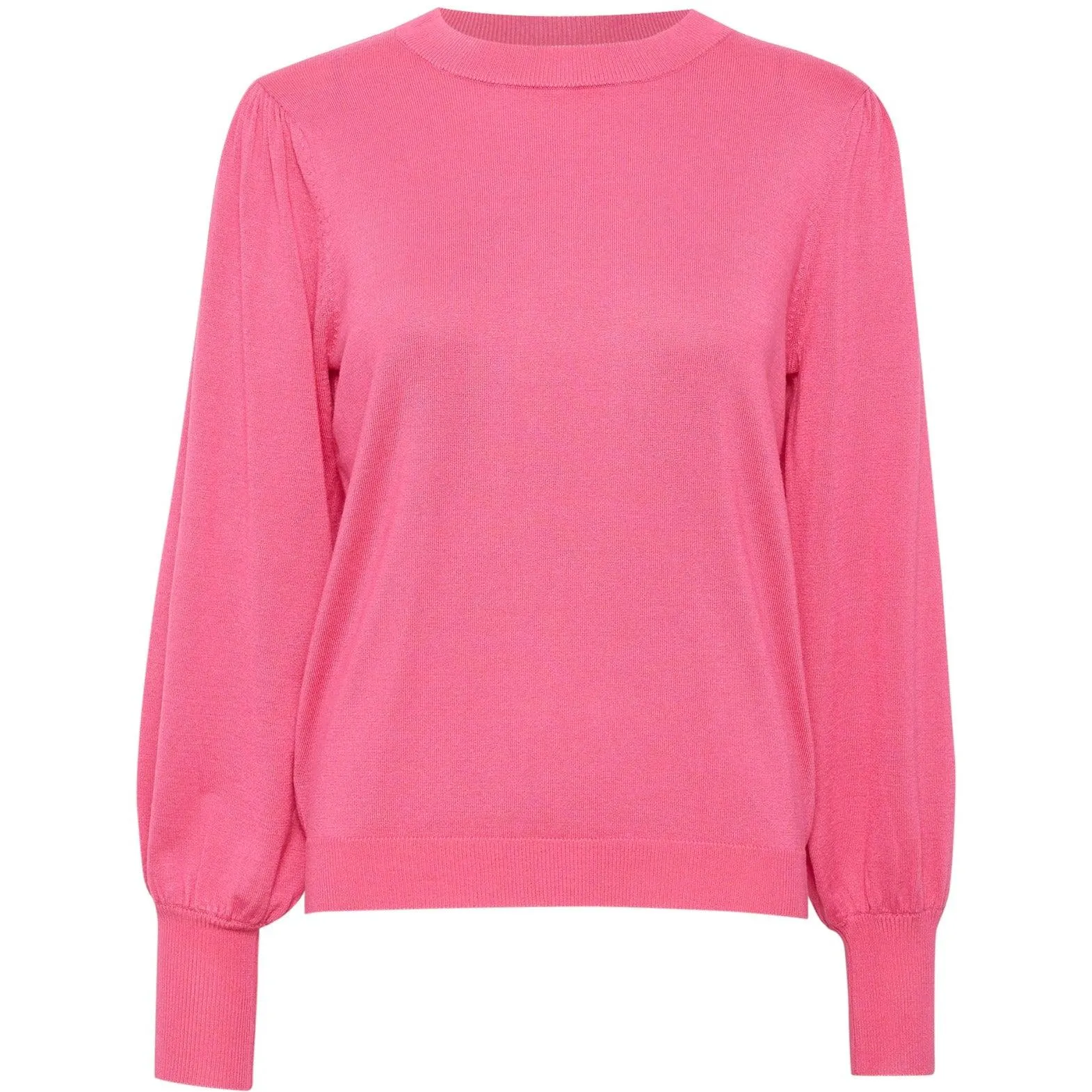 Kaffe Womens Afenia Knit Pullover Shocking Pink