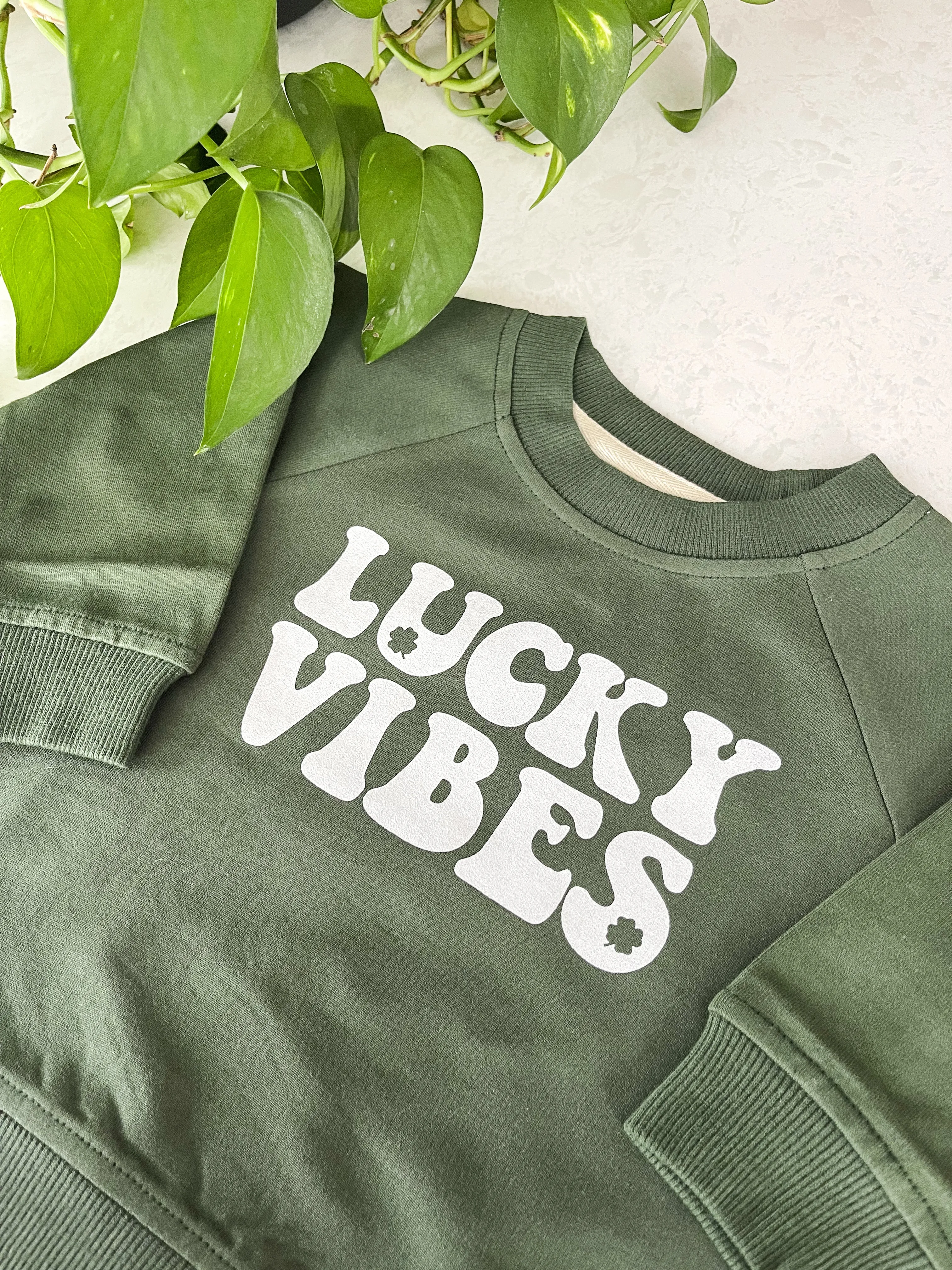 Lucky Vibes Organic Pullover