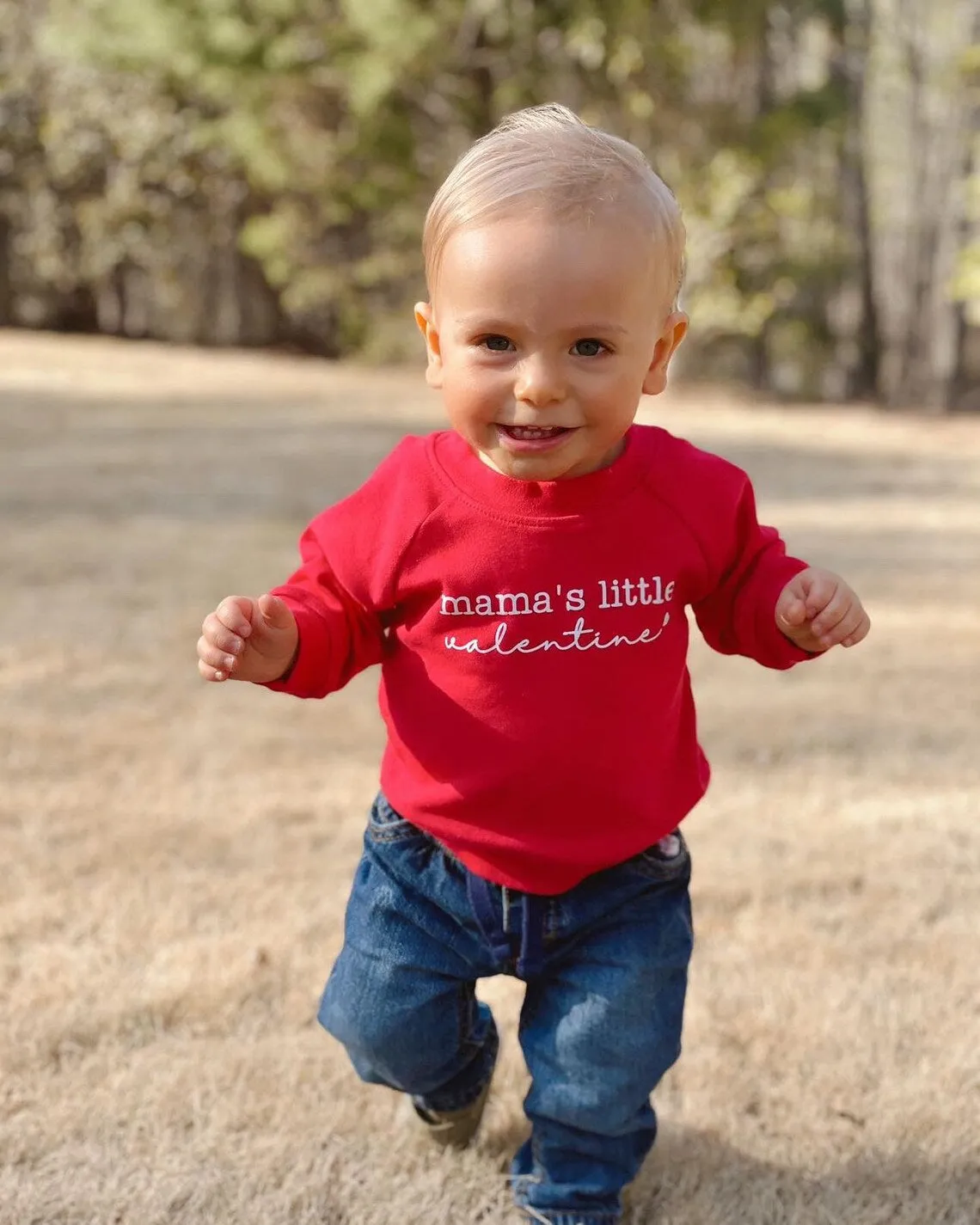 Mama's Little Valentine Organic Pullover