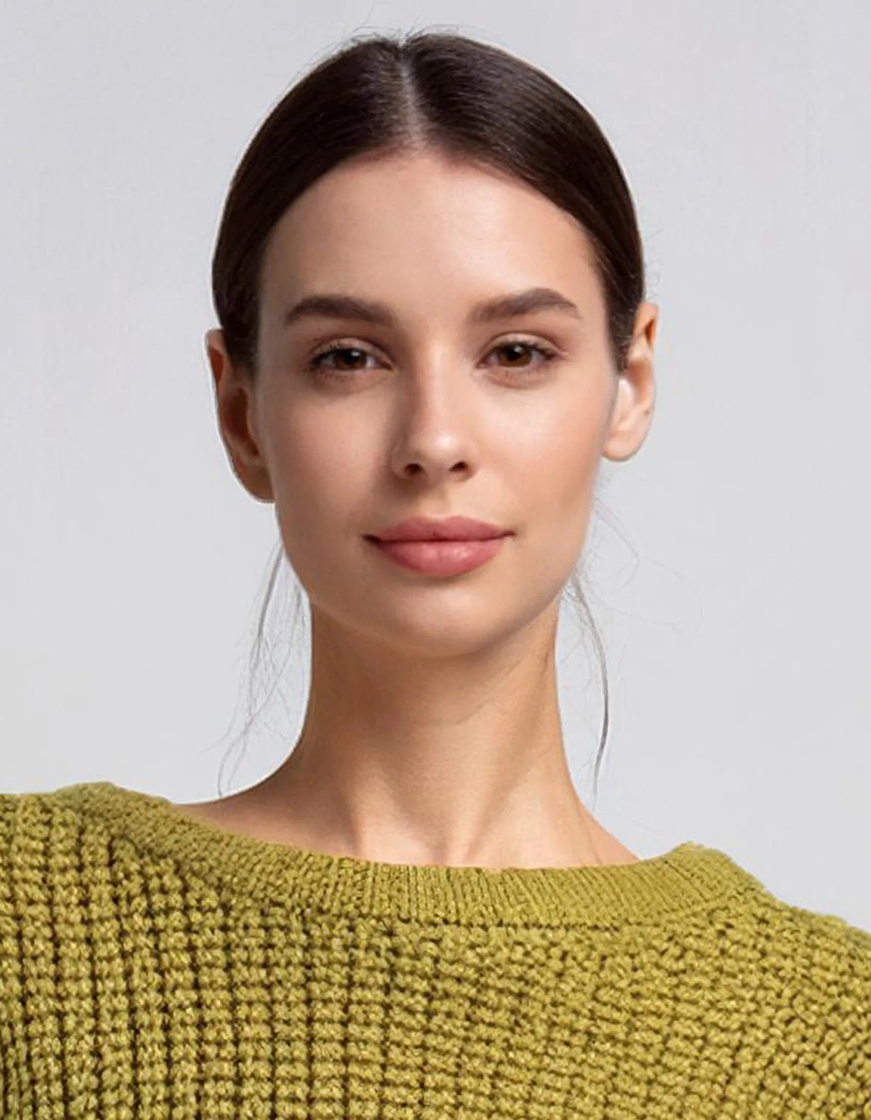 Mustard Yellow Cable Knit Pullover