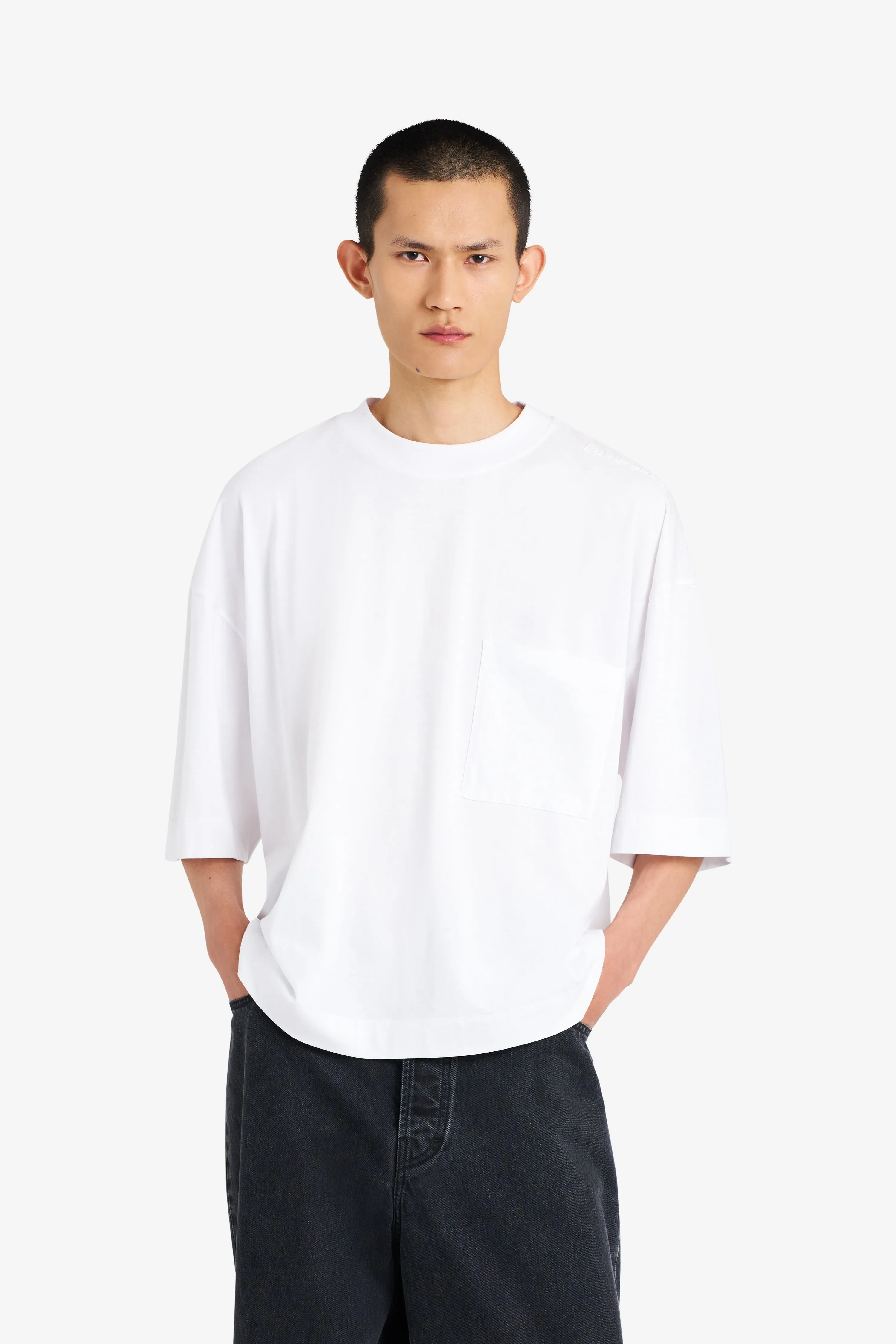 OVERSIZE POCKET TEE SHIRT WHITE