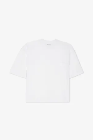 OVERSIZE POCKET TEE SHIRT WHITE