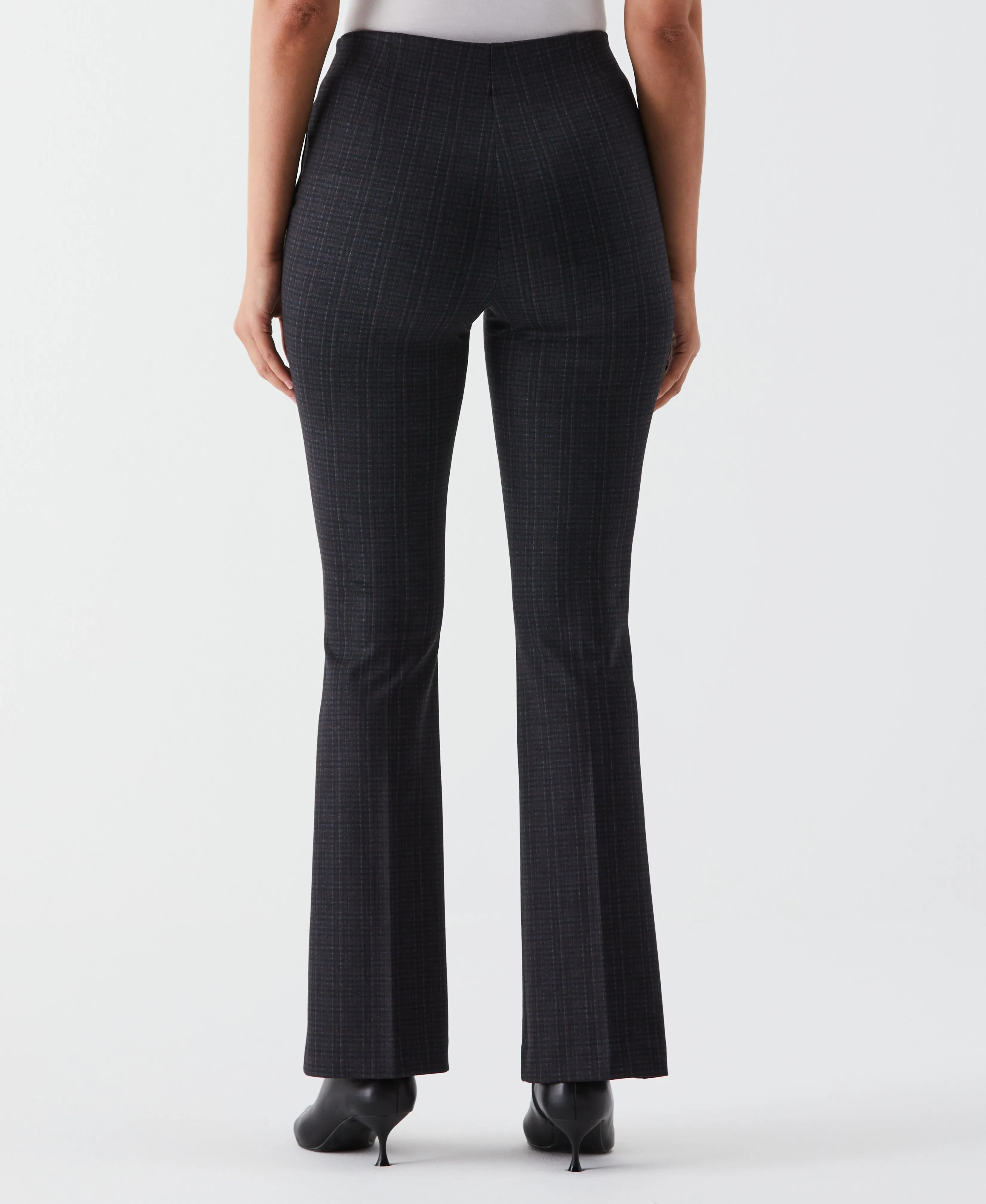 Petite Printed Modern Bootcut Ponte Pant