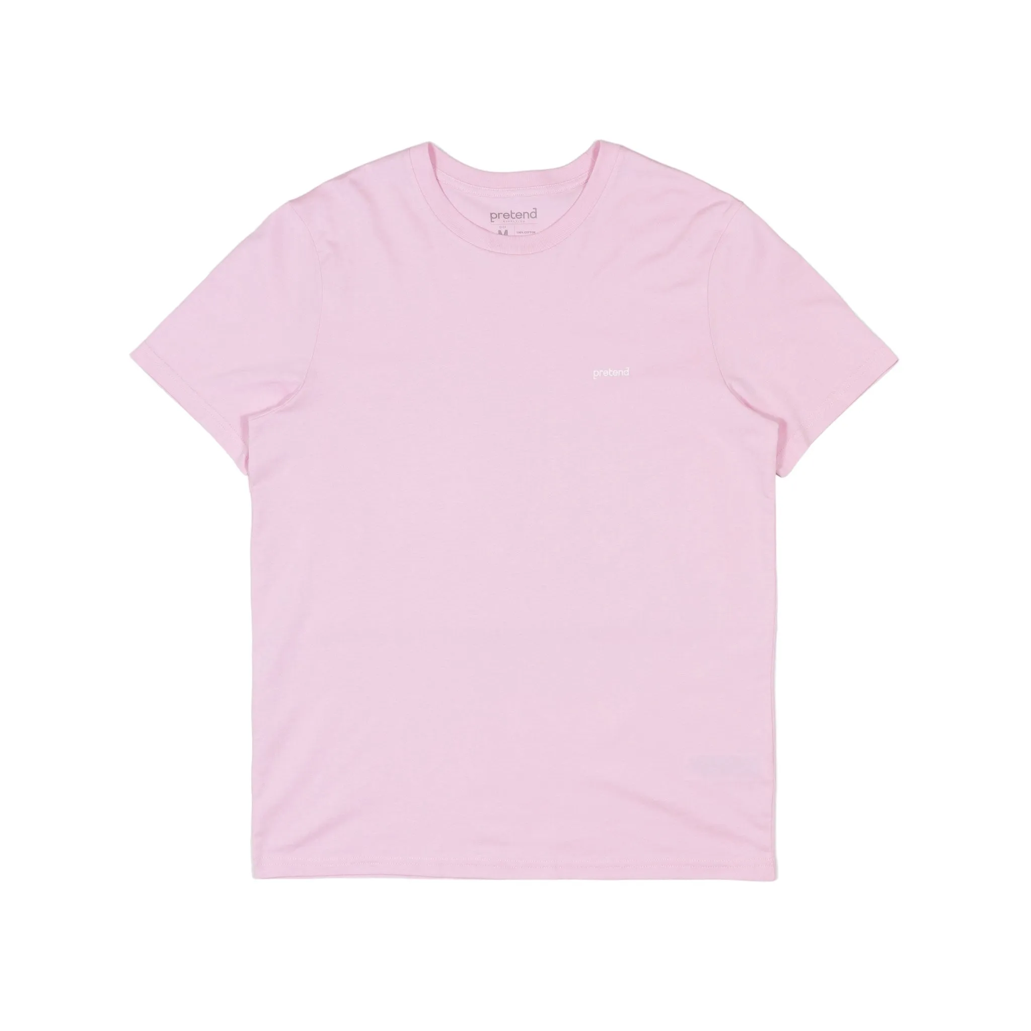 Pretend Brackets Chest T-Shirt - Soft Pink