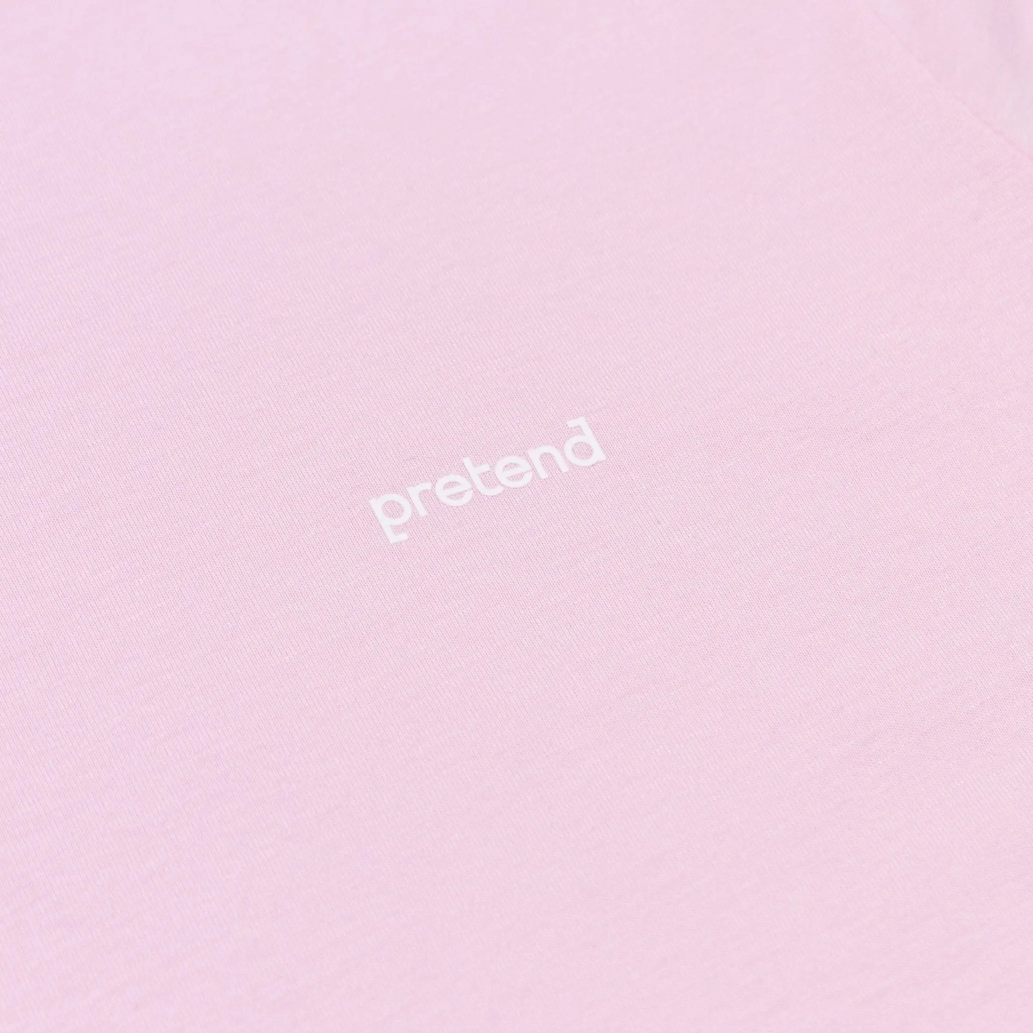 Pretend Brackets Chest T-Shirt - Soft Pink