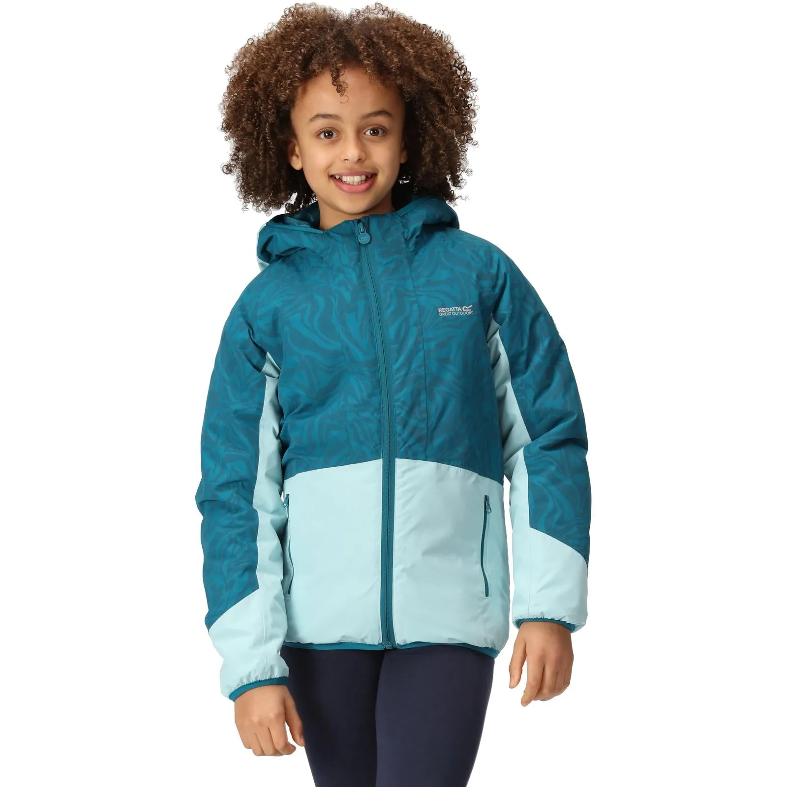 Regatta Kids Volcanics VII Reflective Waterproof Rain Jacket