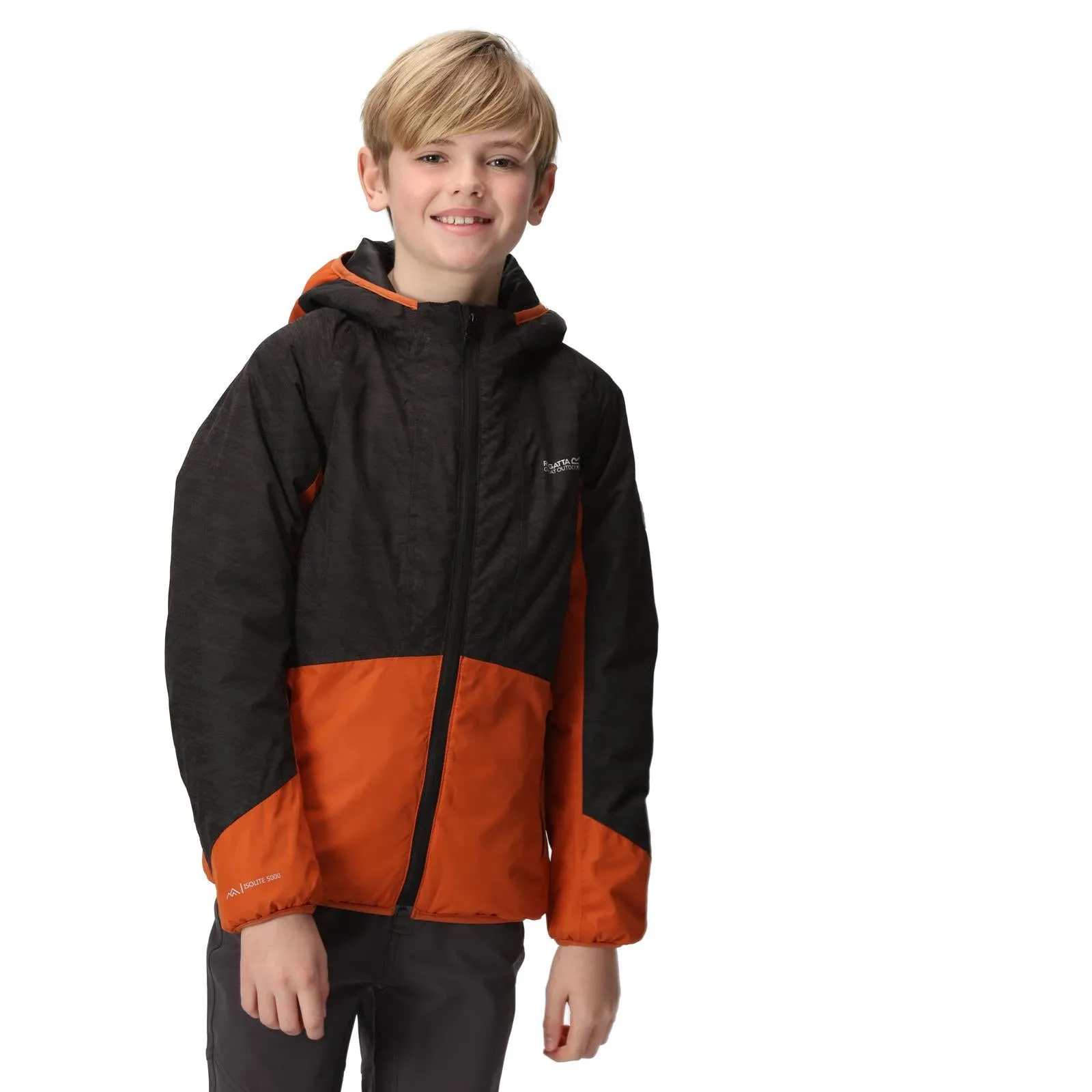 Regatta Kids Volcanics VII Reflective Waterproof Rain Jacket