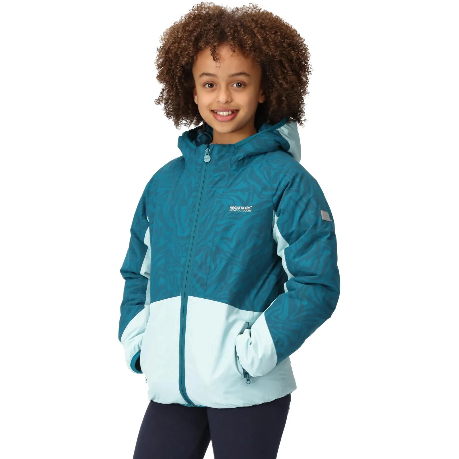 Regatta Kids Volcanics VII Reflective Waterproof Rain Jacket