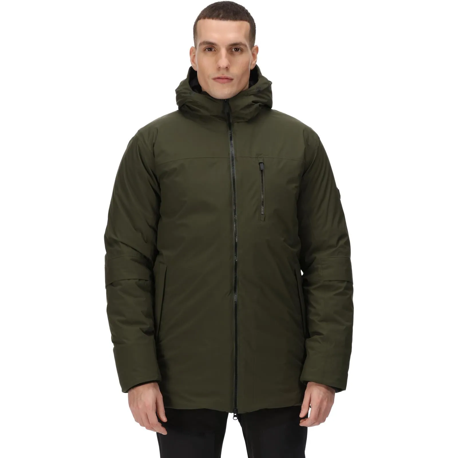 Regatta Mens Yewbank II Hooded Waterproof Park Jacket - Crocodile