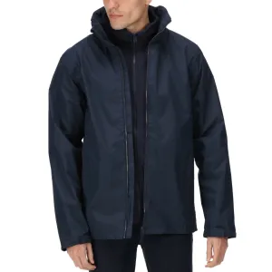 Regatta Professional Mens Classic Waterproof 3 IN 1 Jacket - Navy