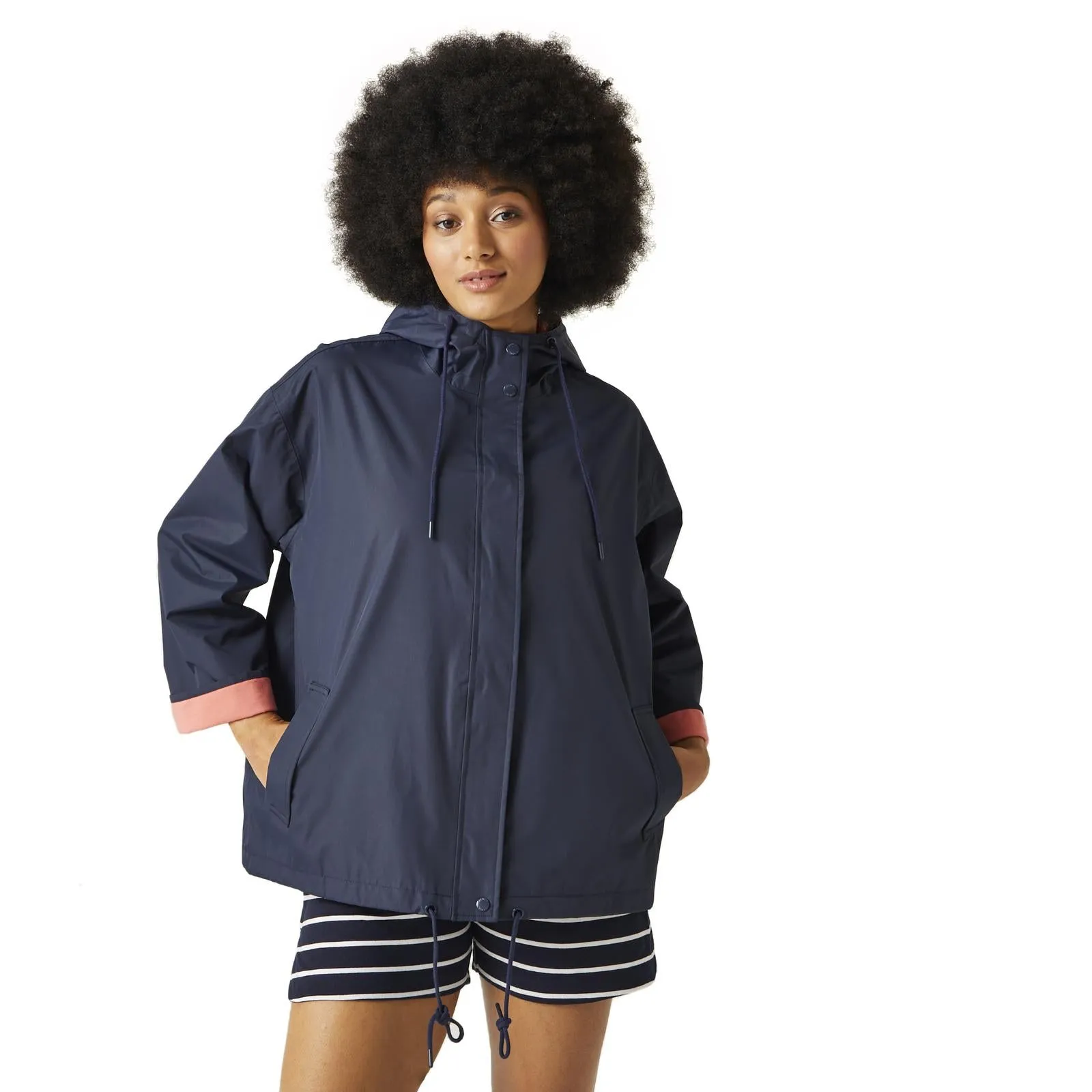 Regatta Womens Sarika Giovanna Fletcher Hooded Waterproof Jacket