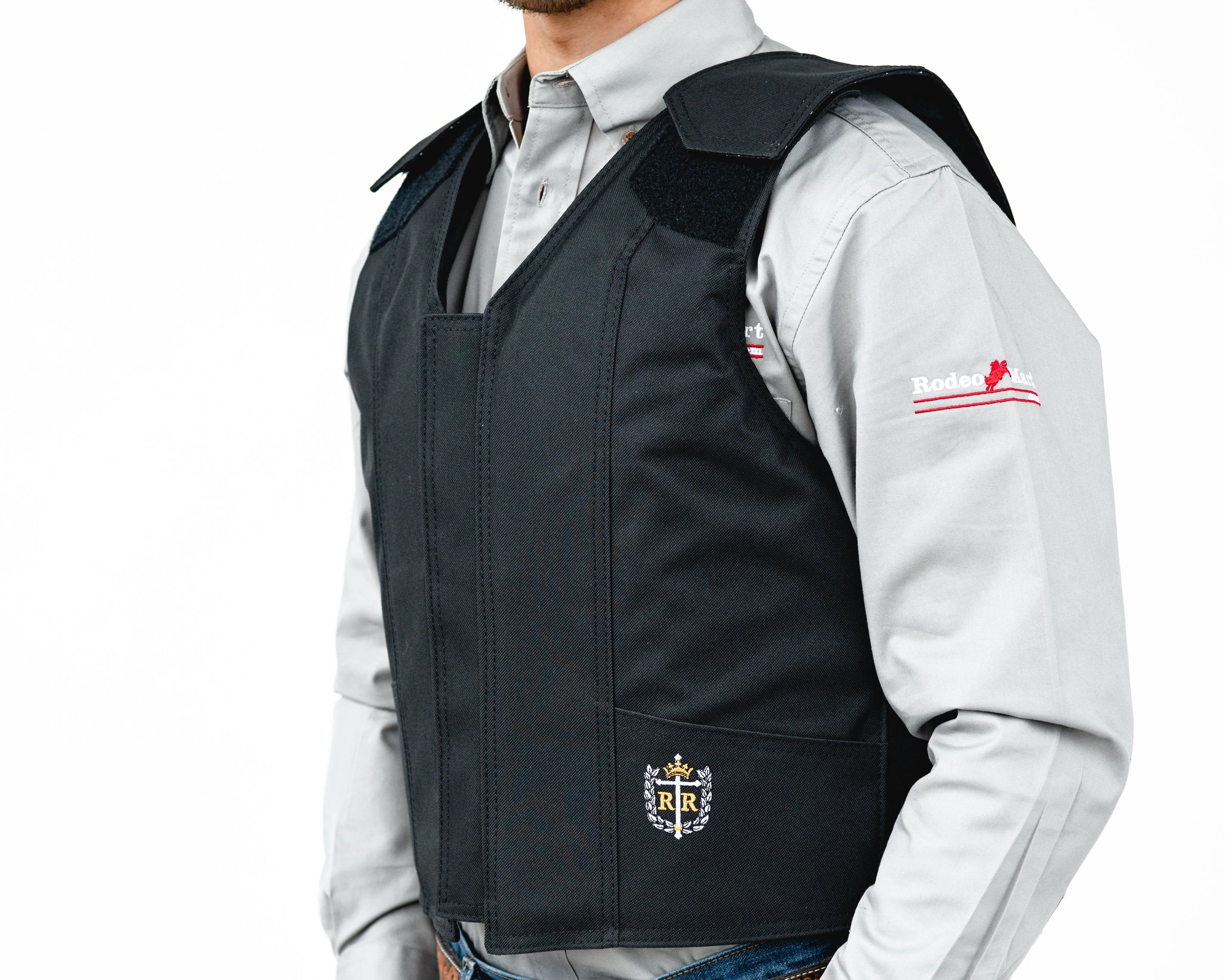 Ride Right 1200 Series Polyduck Bull Riding Vest