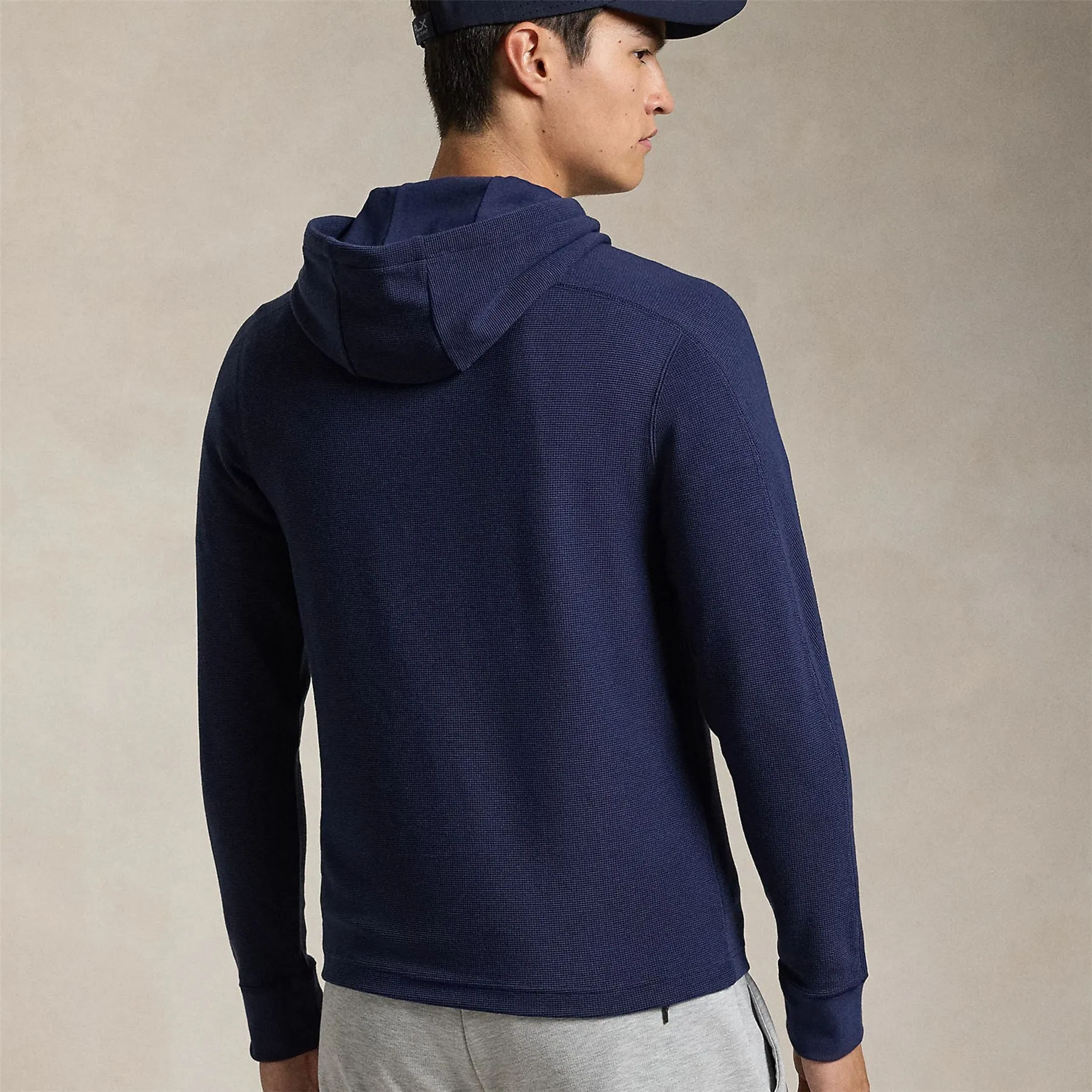 RLX Tech Waffle Hoodie Refined Navy - 2024