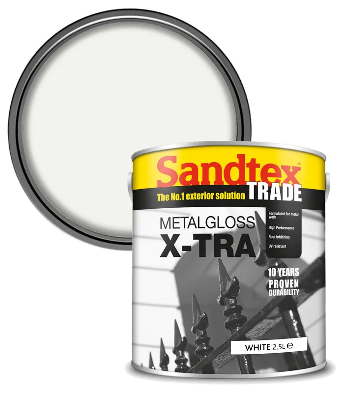 Sandtex Trade MetalGloss X-tra Paint - 2.5 Litres