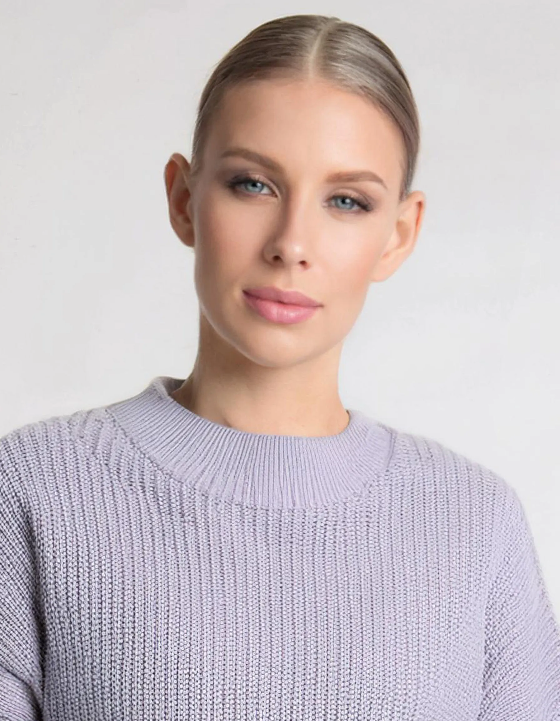 Soft Lilac Knit Pullover