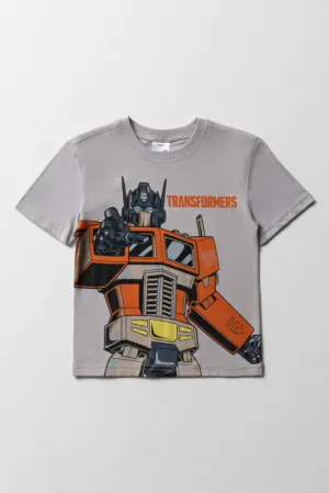 Transformers Short Sleeve T-Shirt Grey