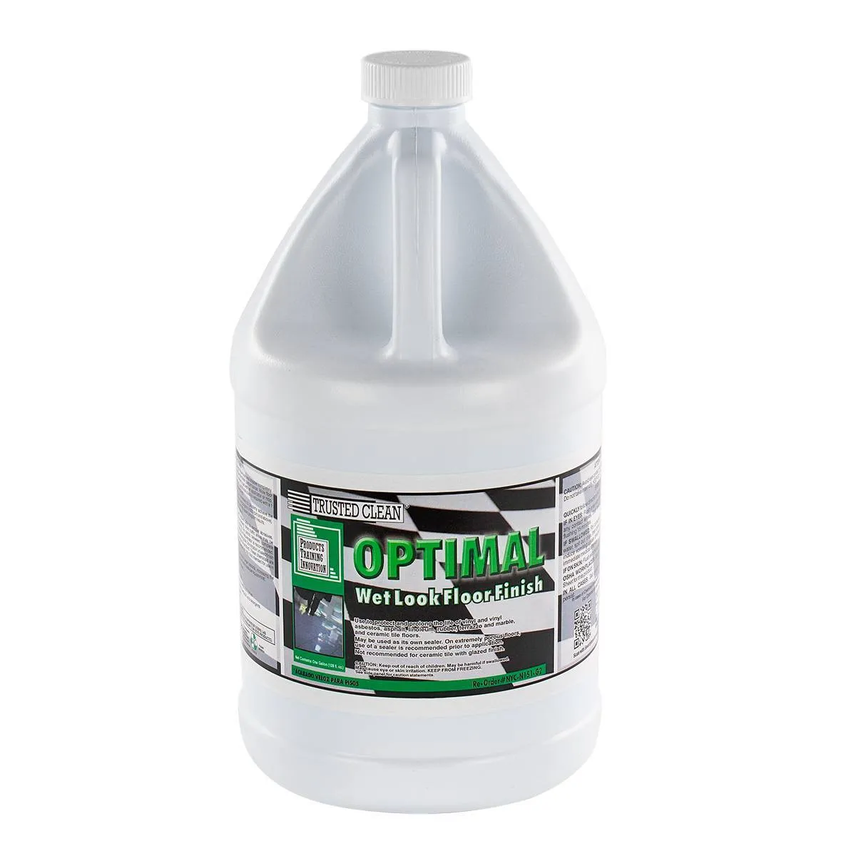 Trusted Clean 'Optimal' High Gloss Wet Look 22% Solids Floor Finish Wax (2 Gallons)